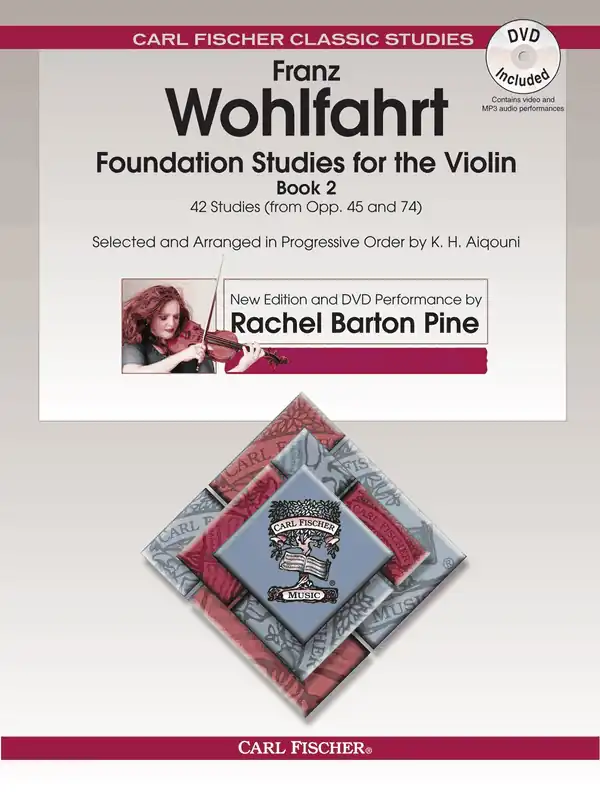  Foundation Studies for the Violin, Book 2: 42 Studies From Opp. 45 and 74 (w\/DVD)