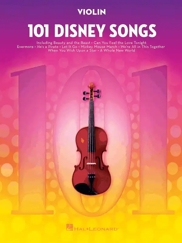  101 Disney Songs: for Violin