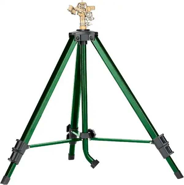  Orbit Gear Drive Sprinkler (Sprinkler on Tripod) (Brass Impact Sprinkler) (H2O-6 Gear Drive Sprinkler on Tripod) (Brass Impact Sprinkler)