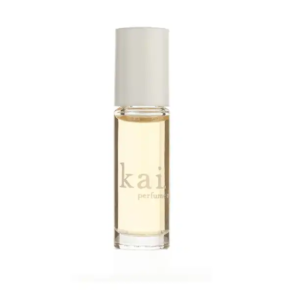  kai perfume oil - gardenia wrapped in white exotic flowers. eau de perfume roll-on oil, 1\/8 oz., vegan, cruelty free, made in the usa