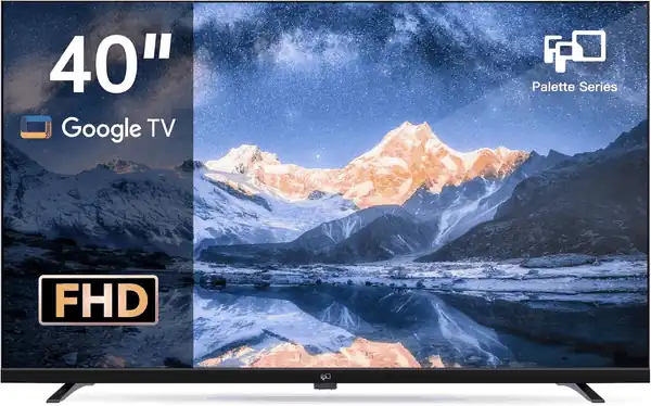  FPD 40-inch Smart TV, 1080p Google TV with Google Play Built-in Google Cast, HDR 10, Dolby Audio, Voice Remote, Full HD Flat Screen Television (Palette-Series, CG40-P3, 2024)