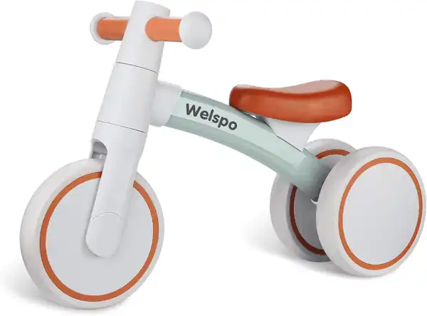  welspo Baby Balance Bikes for 1 Year Old Boys Girls 12-24 Months Kids Toddler First Bicycle Infant Walker Children No Pedal 3 Wheels Mini Bike Riding Toys