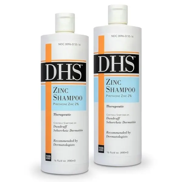 DHS Zinc Shampoo, 16 Oz (Pack of 2)