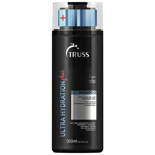 TRUSS Ultra Hydration PLUS Shampoo - For Color and Chemical Treated Hair - Restores Elasticity, Revitalizes, Adds Body & Shine to All Hair Types & Textures