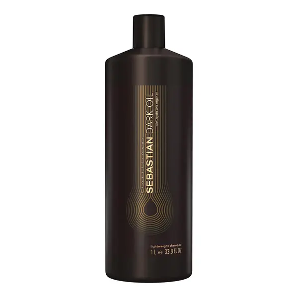 Sebastian Professional Dark Oil Lightweight Shampoo| Infused with Jojoba & Argan Oil for Silky, Smooth Hair