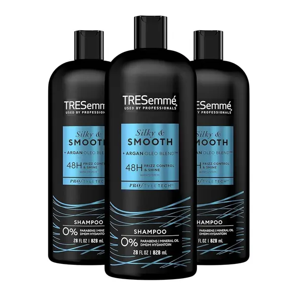 TRESemme Anti-Frizz Shampoo 3 Count For Frizzy Hair Formulated With Pro Style Technology 28 Fl Oz