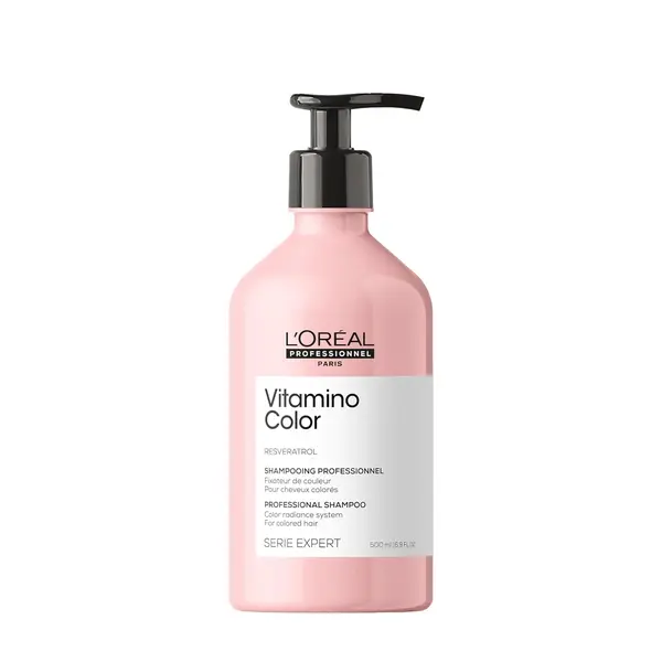 L'Oreal Professionnel Vitamino Color Shampoo | Protects & Preserves Hair Color | Prevents Damage | Adds Vibrancy & Enhances Shine | For Color Treated Hair