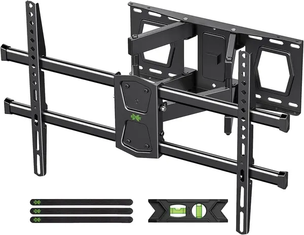 USX MOUNT Full Motion TV Wall Mount for 42-84 Inch TVs up to 120lbs, Wall Mount TV Bracket with Articulating Swivel Tilt Extension Leveling, Max VESA 600x400mm Fits 12\/16" Wood Stud