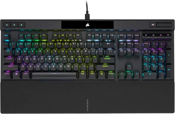 Corsair K70 RGB PRO Wired Mechanical Gaming Keyboard CH-9109414 -Cherry MX RGB Speed Switches: Linear and Rapid (Renewed)