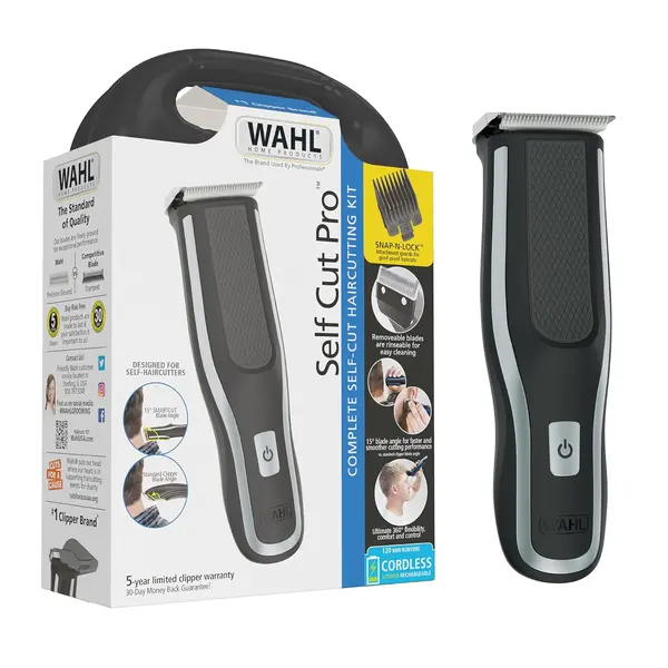 Wahl Clipper Self-Haircut Pro Lithium Ion Cordless Hair Clippers, Easy to Use Self Haircutting Kit Designed for DIY Haircuts \u2013 Model 3026122