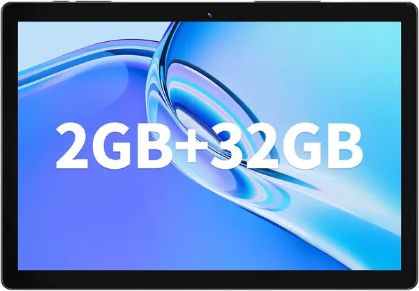 SAIWAN Tablet 10 inch Android Tablet with 2GB RAM, 32GB ROM, 512GB Expandable, Quad-Core, 1280x800 HD IPS Screen, 2.0 MP + 8.0 MP Dual Camera, WiFi, Bluetooth,Tablet with 6000mAh Battery