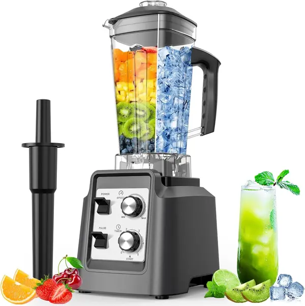 PSIIDAN Smoothie Blender, Blenders Kitchen, Countertop Blender, 1800 Peak Watts, 28000RPM, 68 oz.Pitcher, Blending&Juicing&Grinding&Ice Crushing, Easy to Clean