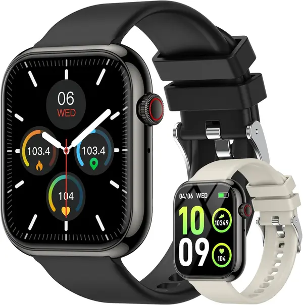 Smart Watch for Men Women Fitness: Waterproof Make\/Answer Call Smart Watches for Men Digital Mens Watches Running Step Tracker Smartwatch Android Phones iPhone Samsung Compatible Heart Rate Monitor